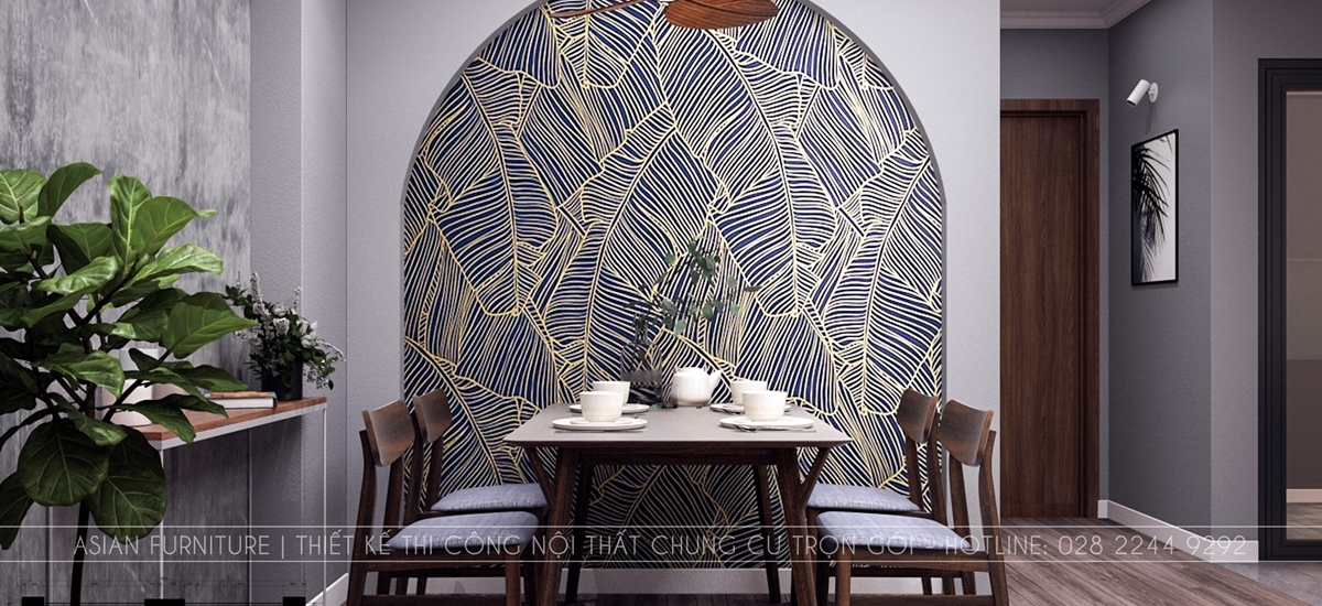 Thiết kế phòng bếp căn hộ Hommy 76m2 2