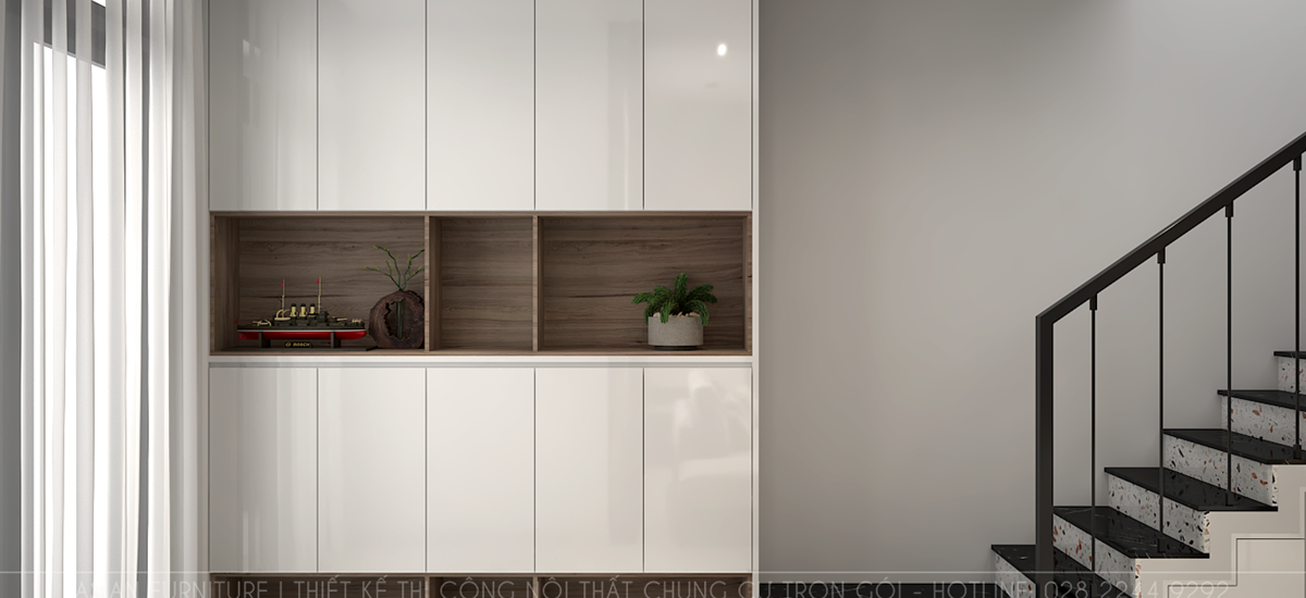 Thiết kế nội thất phòng khách căn hộ Lavila 200m2 3