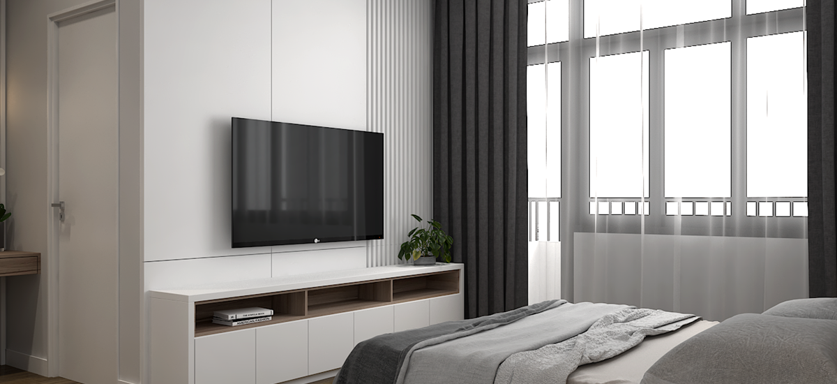 Thiết kế nội thất phòng ngủ Master căn hộ Lavila 200m2 2