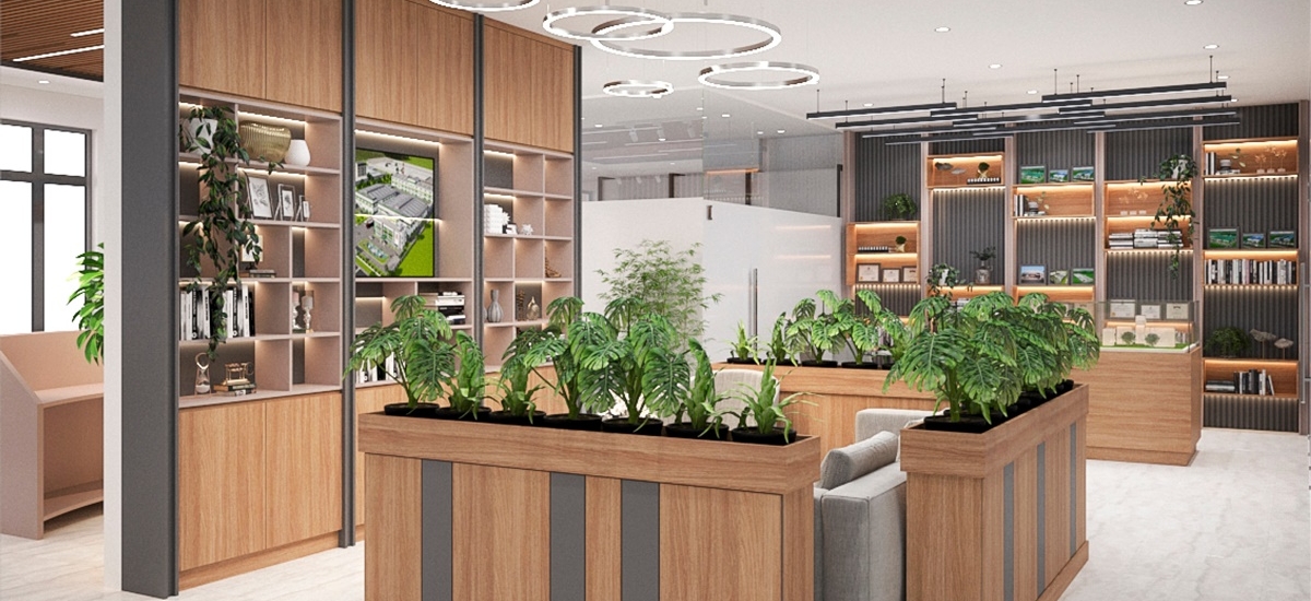 Một sảnh tiếp khách khác của công ty AZB