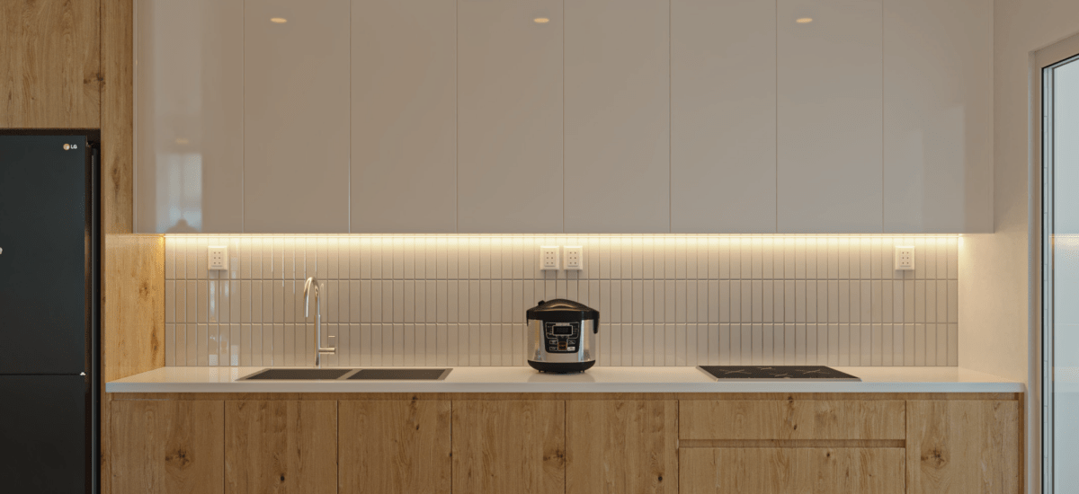 Hình ảnh thiết kế căn hộ The Antonia - Phòng bếp 2