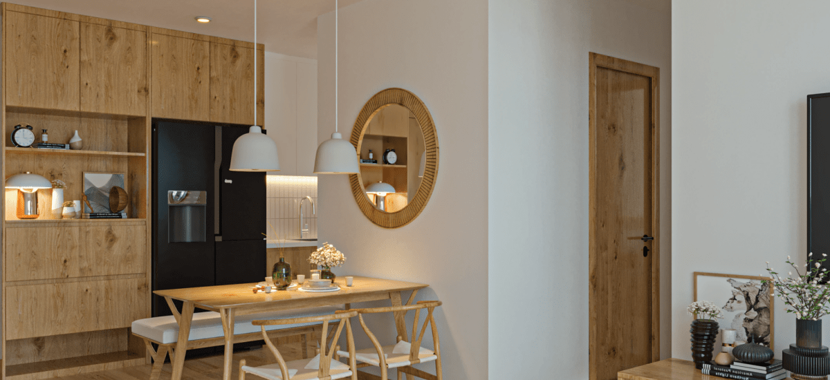 Hình ảnh thiết kế căn hộ The Antonia - Khu vực dùng bữa 2