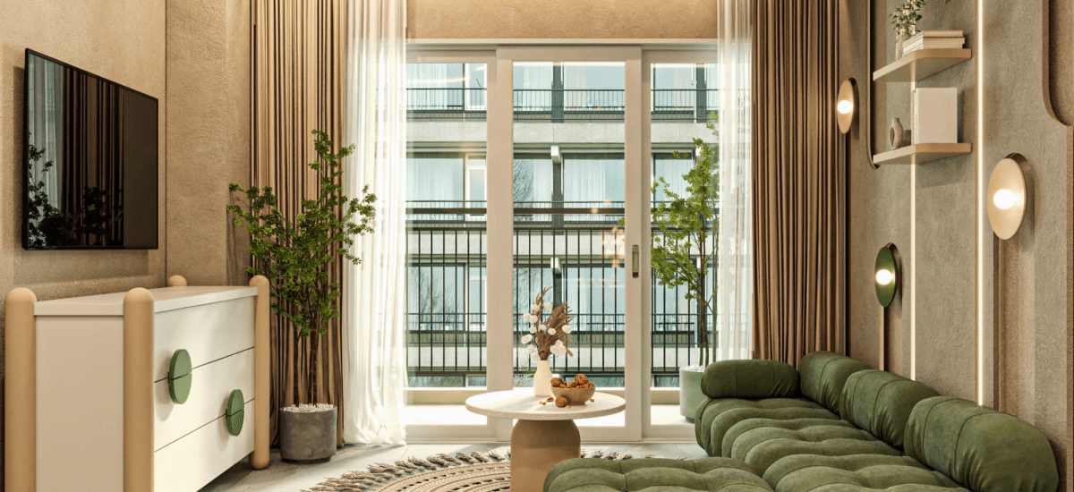 Thiết kế căn hộ The Antonia - Phòng khách 5