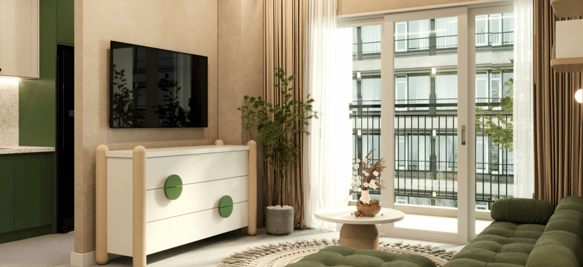 Thiết kế căn hộ The Antonia - Phòng khách 6