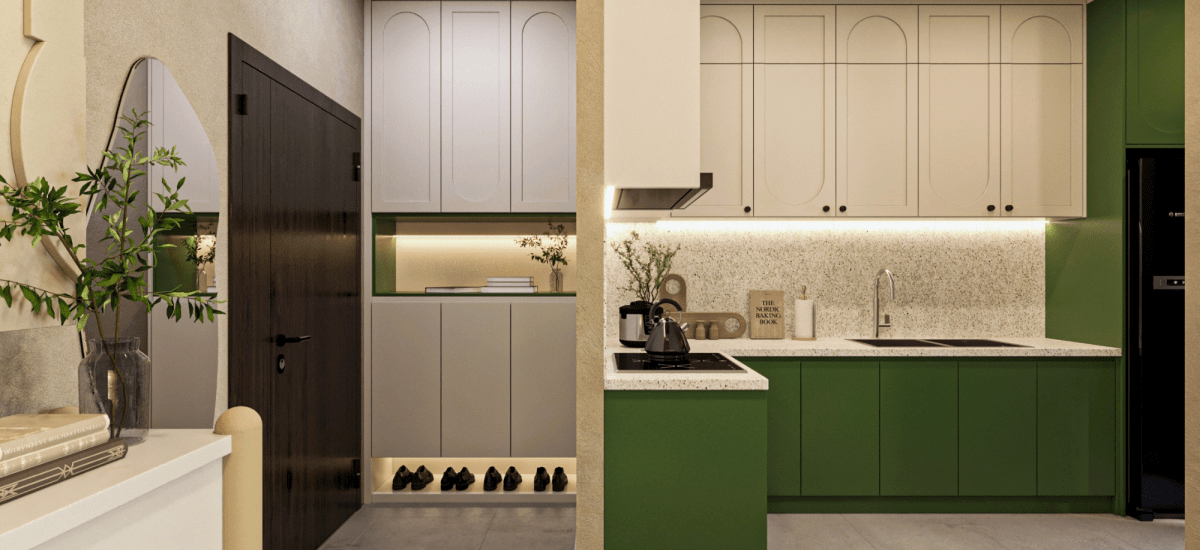 Thiết kế căn hộ The Antonia - Phòng bếp 3